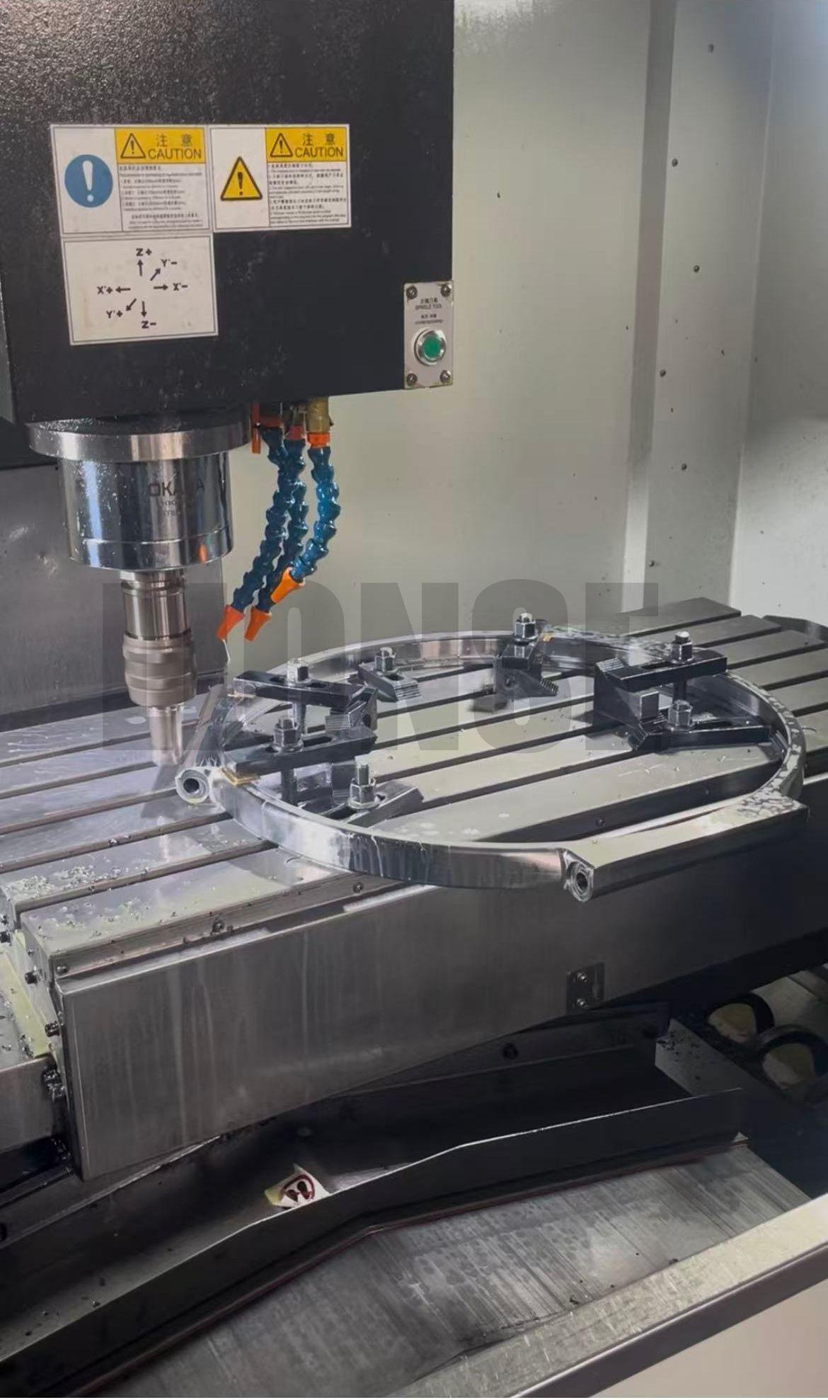 Стопорное кольцо из нержавеющей стали большого диаметра с несколькими канавками, специальные наконечники